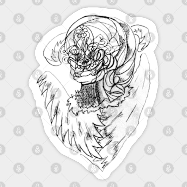 Wind angel Sticker by sonigque